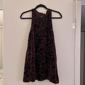 Aritzia Wilfred Pompette Velvet Dress